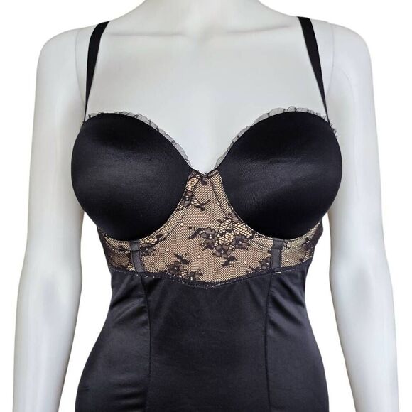 dkny goth bustier corset top - Picture 2 of 6